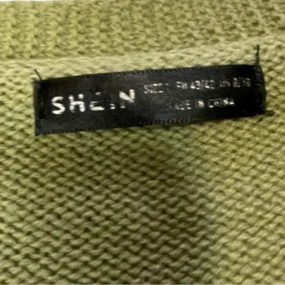 Green Mushroom Patterned Cardigan Sweater - Picture 4 of 6